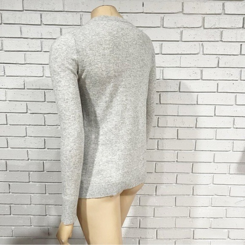 Banana Republic Italian Yarn Filpucci Crewneck Sweater Gray XS Slim Fit Classic - Picture 6 of 10